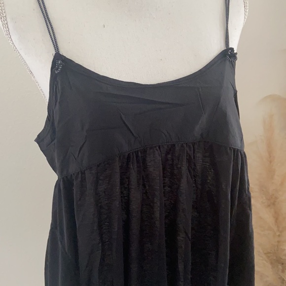 FREE PEOPLE FP MOVEMENT CATCH ME DRIFT TANK TOP IN BLACK SHEER SEXY BEACH small - Picture 9 of 17